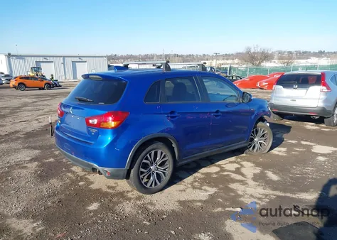 2017 Mitsubishi Outlander Sport 2.4 Se из США, поврежденный, VIN JA4AR3AW5HZ043507